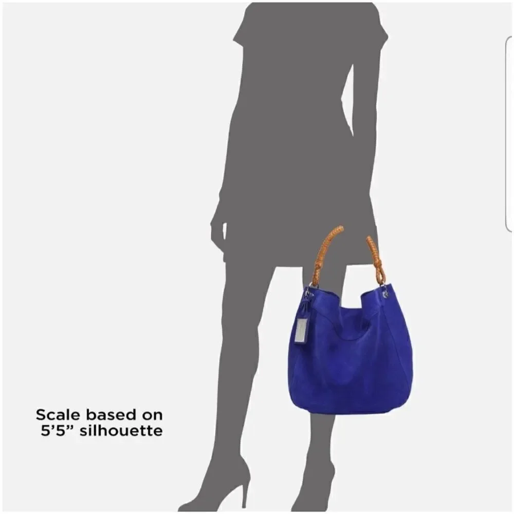 Ralph Lauren Suede Hobo Handbag
